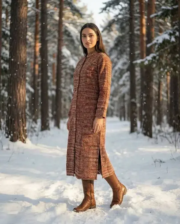 Rust_Maroon_Cotton_Kurta_For_Women