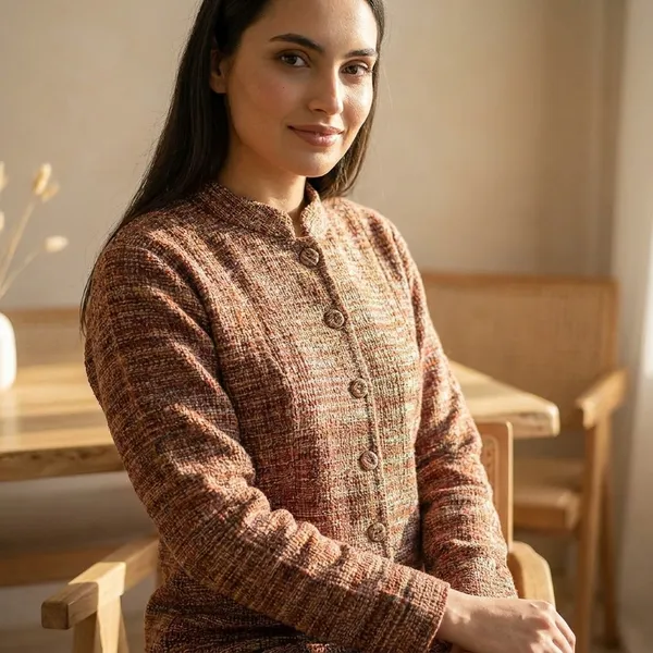 Rust_Maroon_Cotton_Kurta_For_Women