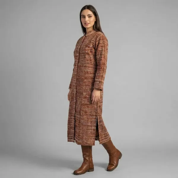 Rust_Maroon_Cotton_Kurta_For_Women