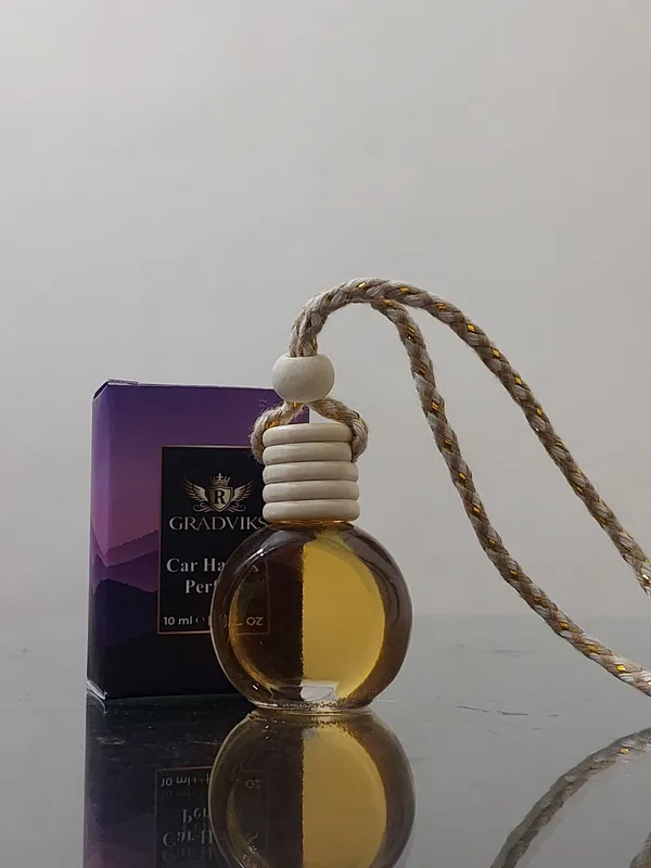 Gradviks_Floral_Citrus_Car_Hanging_Perfume_10Ml_Glass_Bottle
