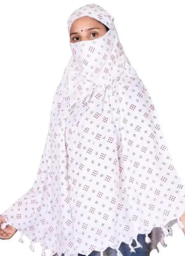 White_Cotton_Geometric_Print_Prayer_Hijab_For_Women