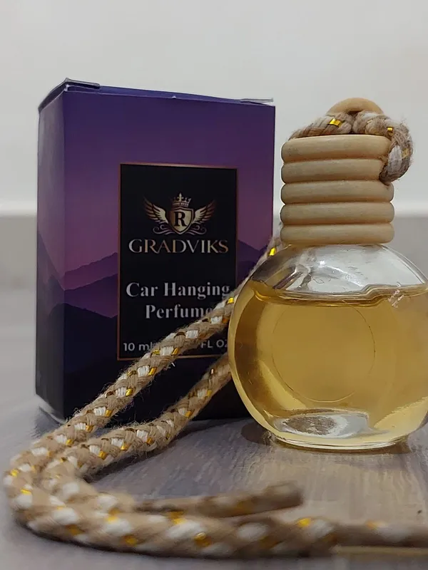 Gradviks_Floral_Citrus_Car_Hanging_Perfume_10Ml_Glass_Bottle