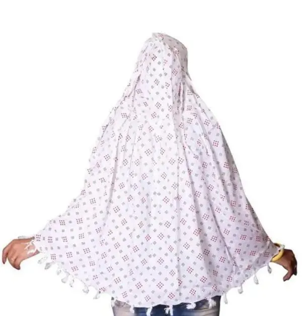 White_Cotton_Geometric_Print_Prayer_Hijab_For_Women