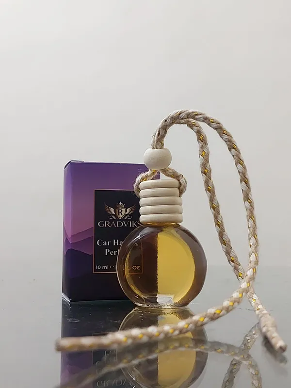 Gradviks_Floral_Citrus_Car_Hanging_Perfume_10Ml_Glass_Bottle