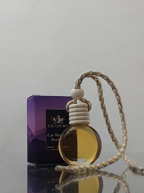 Gradviks_Floral_Citrus_Car_Hanging_Perfume_10Ml_Glass_Bottle