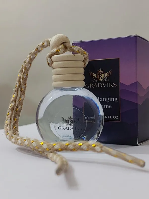 Gradviks_Lavender_Car_Hanging_Perfume_Glass_Bottle_With_Wooden_Cap