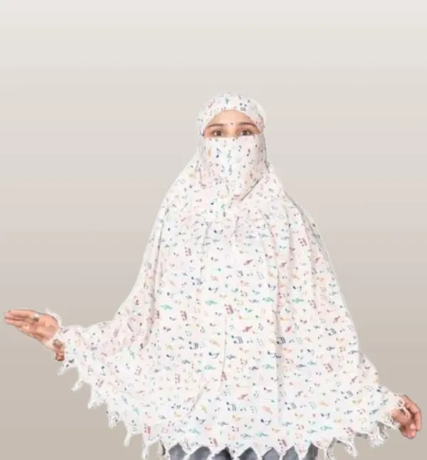 White_Cotton_Printed_Tassel_Trim_Prayer_Shawl_For_Women