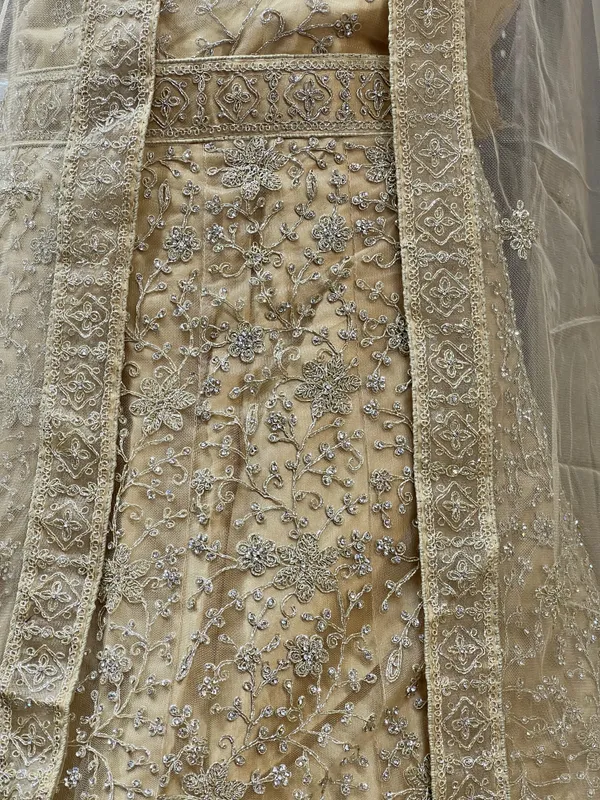 Gold_Net_Bridal_Lehenga_Choli_Set_With_Embroidery_And_Dupatta