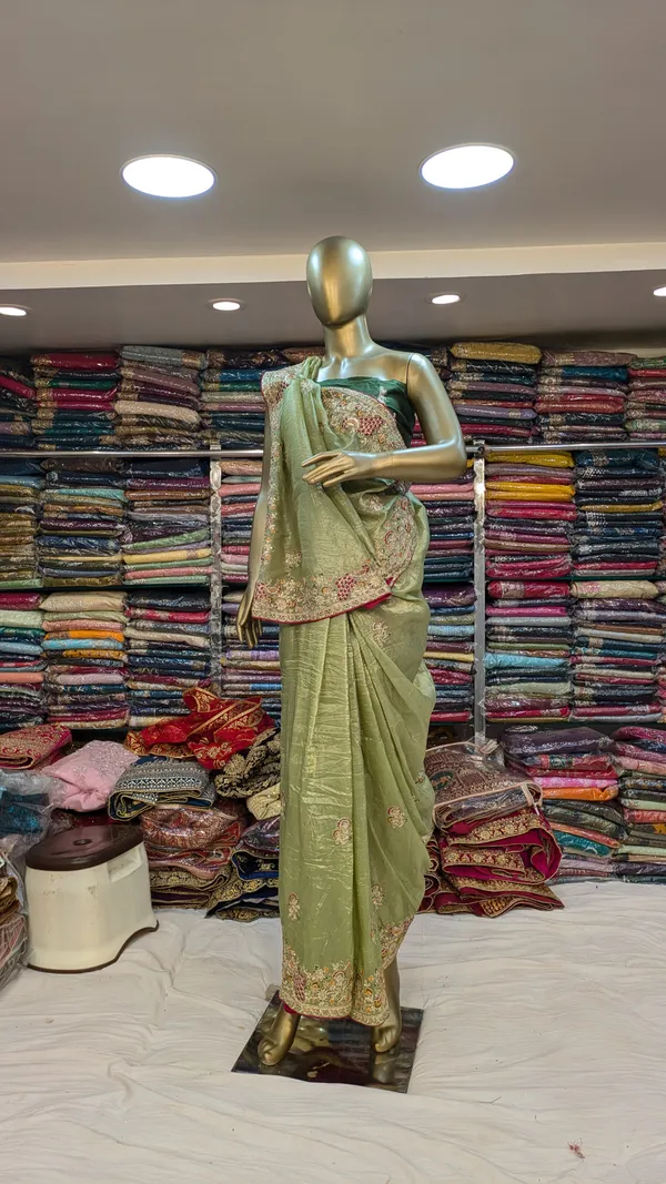 Pista_Green_Chiffon_Saree_With_Floral_Embroidery