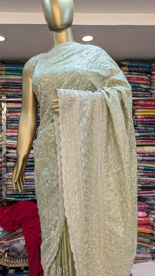 Embroidered_Tissue_Saree_With_Sequin_And_Pearl_Work