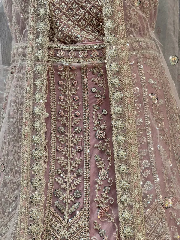 Dusty_Pink_&_Gold_Net_Bridal_Lehenga_Choli_Set_With_Embroidery