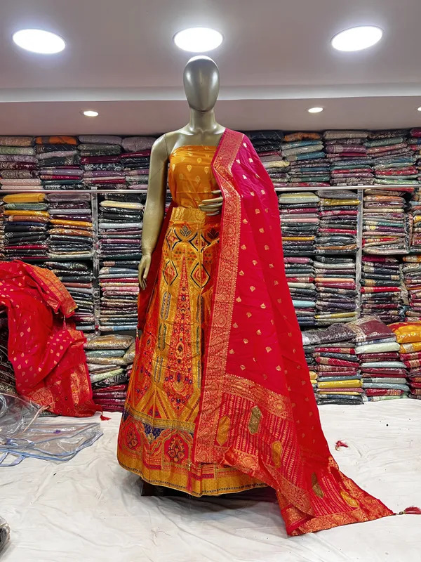 Traditional_Yellow_&_Red_Silk_Lehenga_Choli_Set_With_Dupatta
