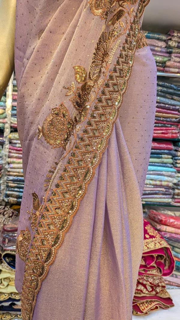 Mauve_Purple_Chiffon_Saree_With_Beadwork