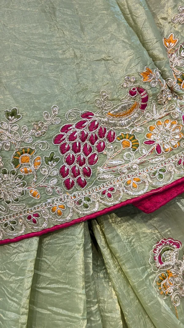 Pista_Green_Chiffon_Saree_With_Floral_Embroidery