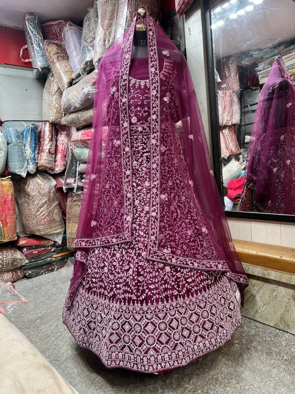 Purple_Net_Bridal_Lehenga_Choli_Set_With_Zari_Work