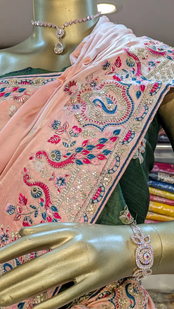 Peach_Silk_Saree_With_Peacock_&_Floral_Embroidery