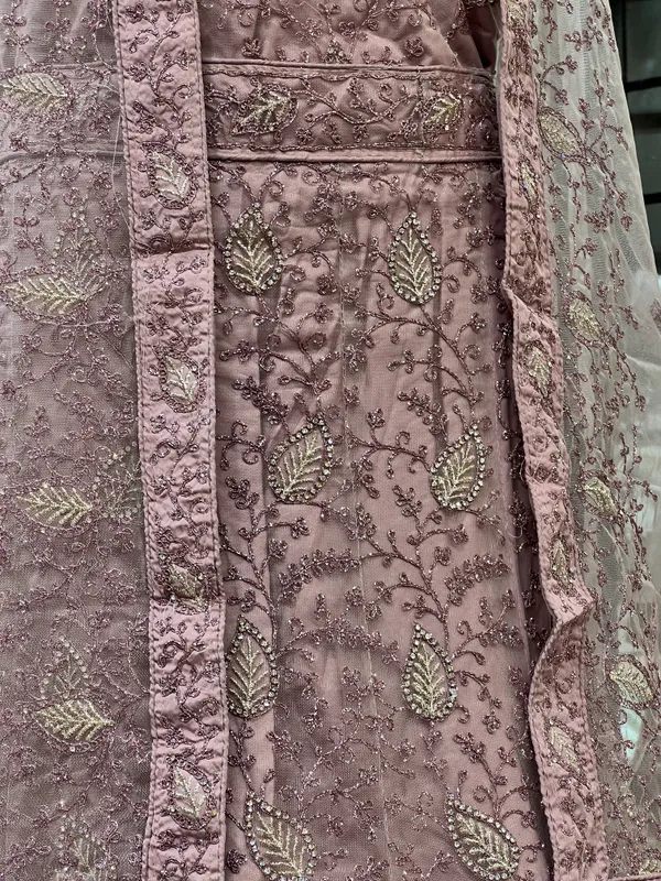 Dusty_Pink_Net_Lehenga_Choli_Set_With_Embroidery_And_Dupatta