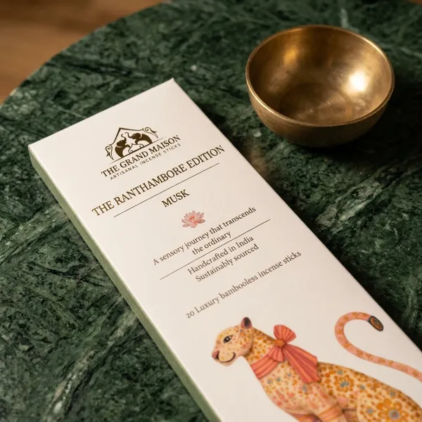 The_Grand_Maison_Ranthambore_Edition_Musk_Luxury_organic_bambooless_incense_sticks_,20_sticks