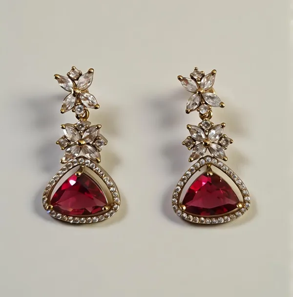 Red_Crystal_Stone_Choker_Necklace_Set_With_Earrings_For_Women