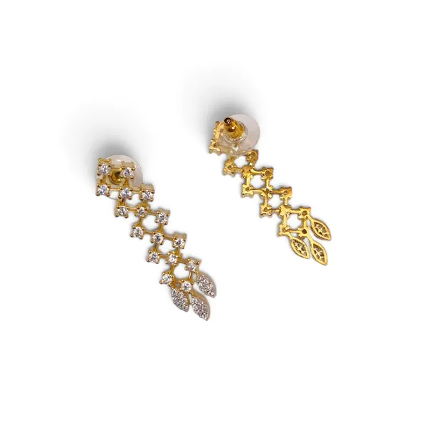 LJF_Gold_Plated_American_Diamonds_Necklace_Set_for_Women_|_CZ_Stone_Choker_Necklace_with_Matching_Earrings