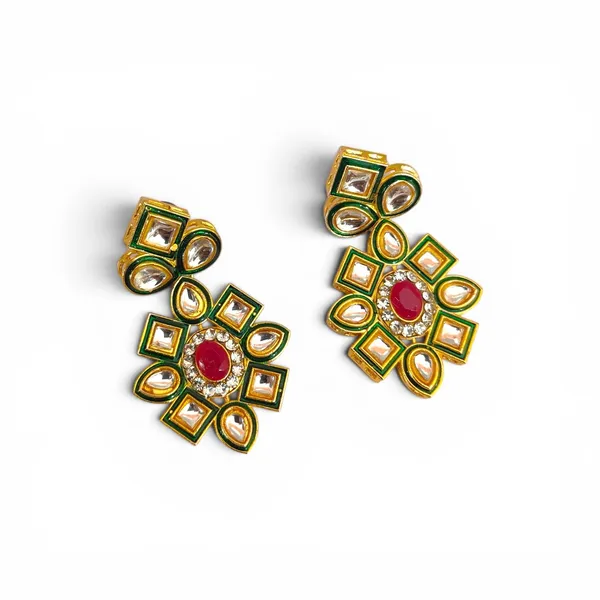 LJF_Green_Beaded_Kundan_Rajwadi_Bridal_Necklace_Set_with_Maang_Tikka_&_Earrings_for_Women_and_Girls|_Rani_Haar_Wedding_Necklace_Set