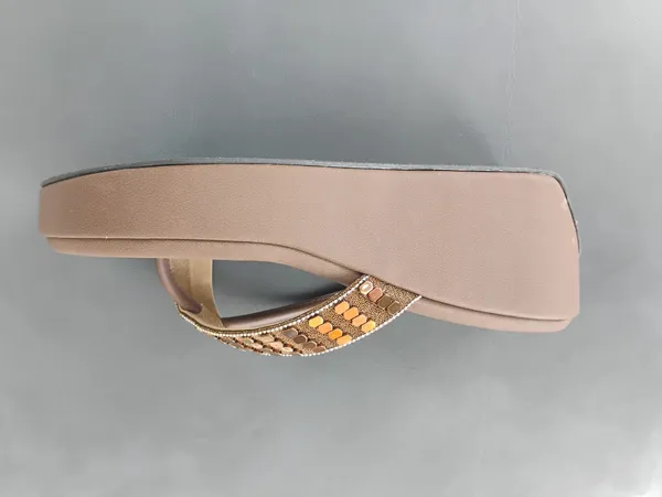Womens_Beige_Platform_Flip_Flops_Rose_Gold_Embellished_Stylish_Comfortable_Lightweight