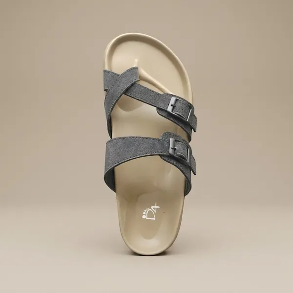 Comfortable_Cream_And_Grey_Slip_On_Sandals_For_Men_Lightweight_Stylish_Daily_Wear