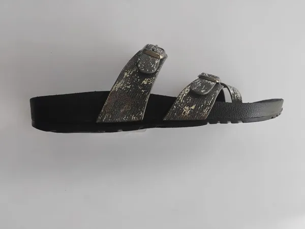 Womens_Metallic_Silver_Dual_Strap_Slide_Sandals_Stylish_Comfortable_Lightweight_Trendy