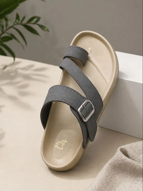 Cream_And_Grey_Comfort_Slide_Sandals_Adjustable_Straps_Comfortable_Casual_Daily_Wear_Anti_Slip