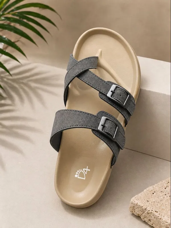 Comfortable_Cream_And_Grey_Slip_On_Sandals_For_Men_Lightweight_Stylish_Daily_Wear