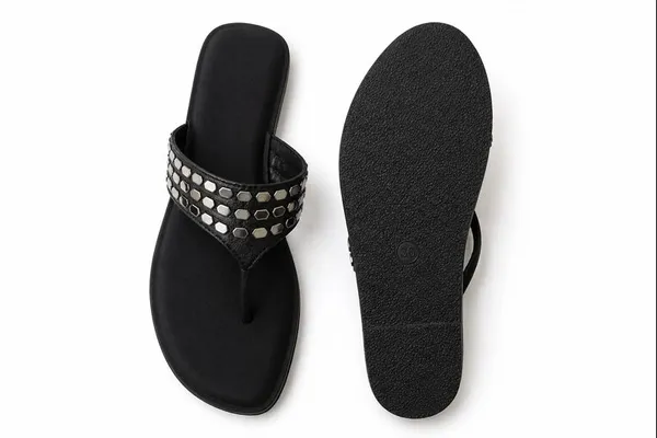 Womens_Black_Flip_Flops_Studded_Straps_Stylish_Comfortable_Daily_Wear_Durable