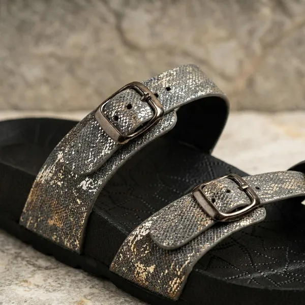 Womens_Metallic_Silver_Dual_Strap_Slide_Sandals_Stylish_Comfortable_Lightweight_Trendy