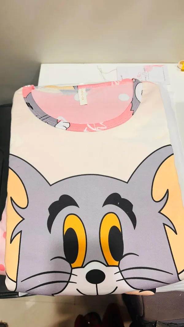 Grey_Hosiery_Tom_And_Jerry_Print_3_piece_Night_suit_