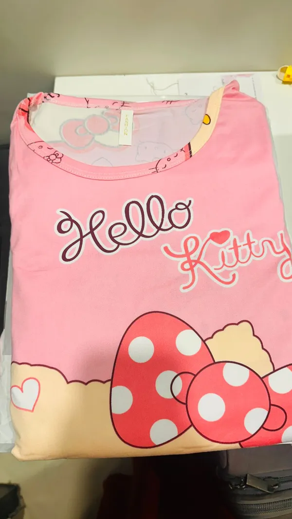 Pink_Cotton_Hello_Kitty_Print_Relaxed_Nightwear_Set_For_Girls