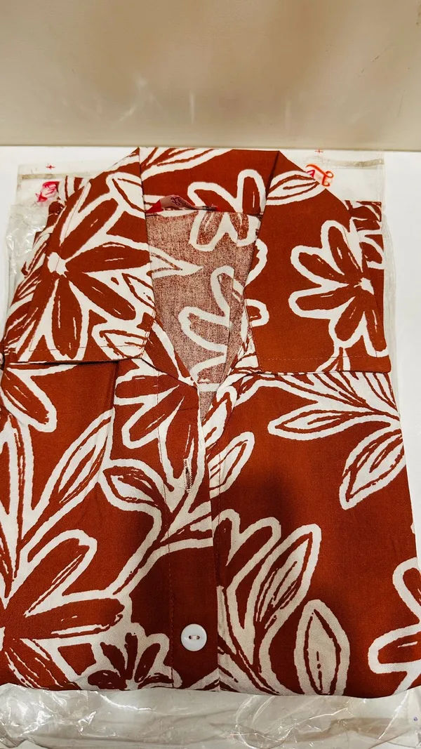 Rust_Orange_Cotton_Floral_Print__Co_Ord_Set_For_Women