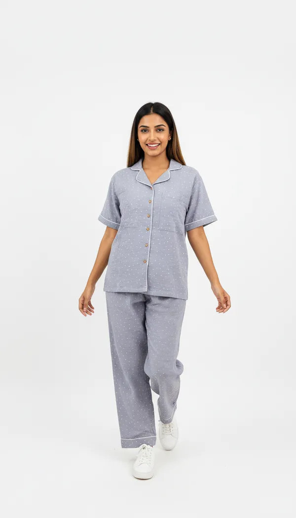 Grey_Mul_Cotton_Star_Print_Braless_Pajama_Set_For_Women