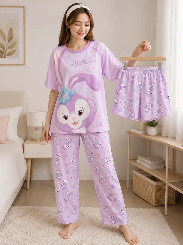 Pink_Hosiery_Stella_Lou_Character_Print_T_Shirt_For_Girls