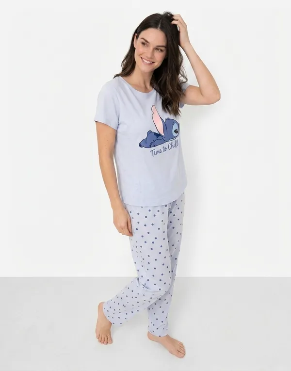 Light_Blue_Hosiery_Cotton_Printed_Relaxed_Fit_Sleepwear_Set_For_Women