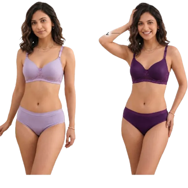 Purple_Lace_Plunge_Bra_And_Brief_Set_for_Women