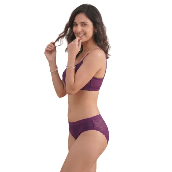 Purple_Lace_Plunge_Bra_And_Brief_Set_for_Women