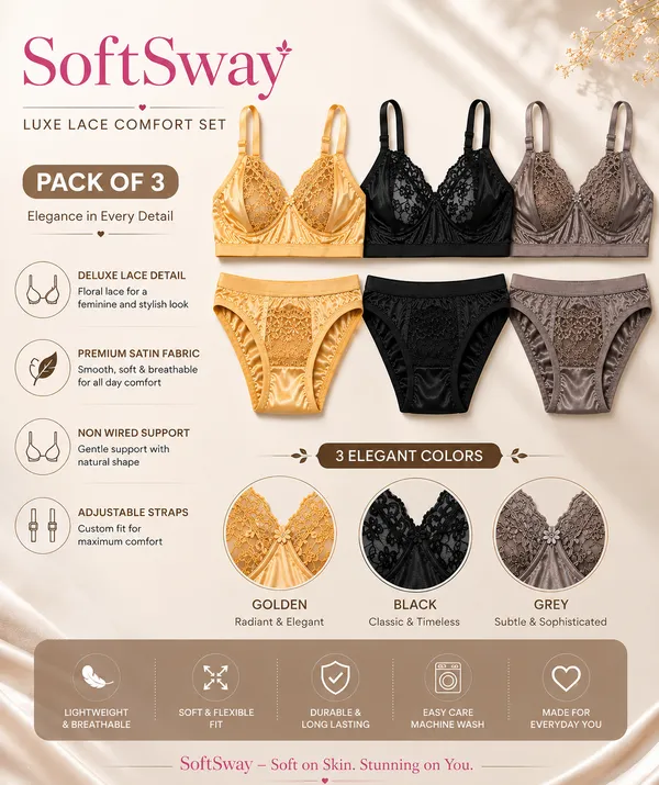 Magenta_Satin_Lace_Lingerie_Set_for_Women