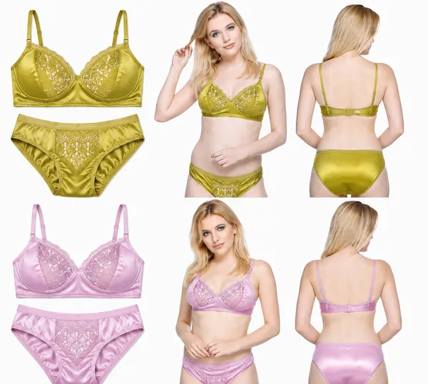 Mehendi_Green_Satin_Lace_Lingerie_Set_for_Women