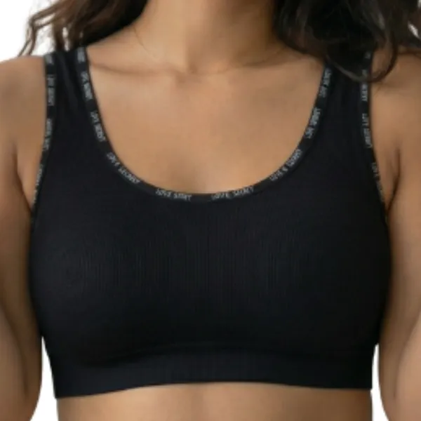 Black_Spandex_Padded_Comfort_Bra_for_Women