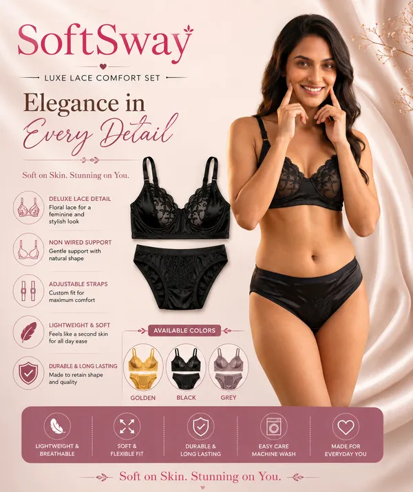 Magenta_Satin_Lace_Lingerie_Set_for_Women