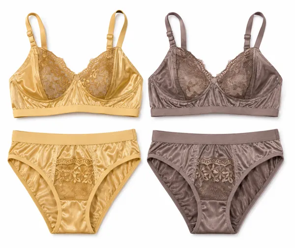 Magenta_Satin_Lace_Lingerie_Set_for_Women