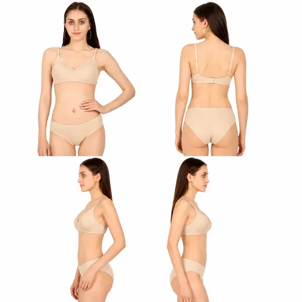 Beige_And_Pink_Bra_And_Panty_Set_For_Women