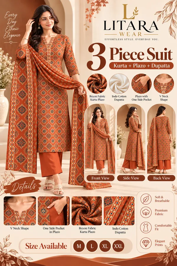 Akriti_oreng_reyon_kurti_set