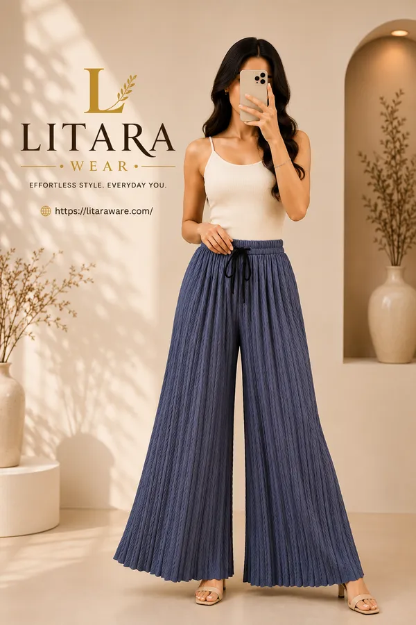 Grey_Lycra_Sarina_Pleated_Trouser_For_Women