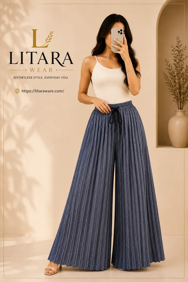 Grey_Lycra_Sarina_Pleated_Trouser_For_Women