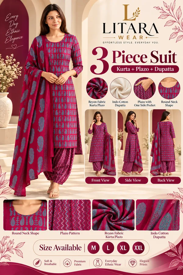 Riwaayat_wine_reyon_kurta_set_